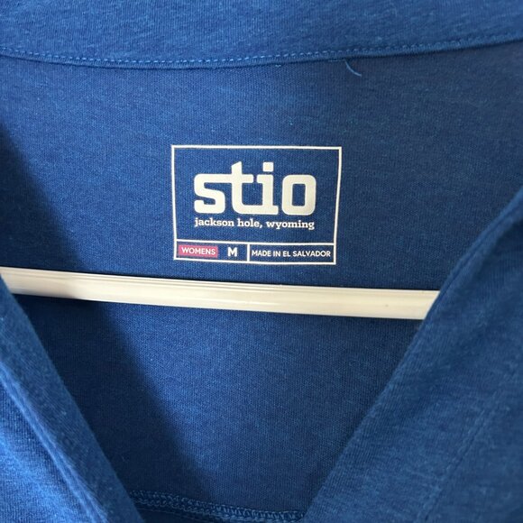 Stio Button Up Shirt Blue Women's M Gorpcore - Picture 4 of 5